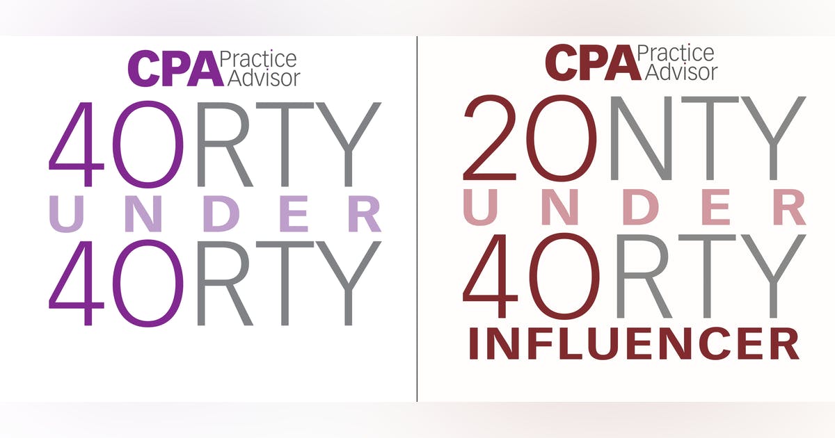 CPA Practice Advisor 20 Under 40 Logo